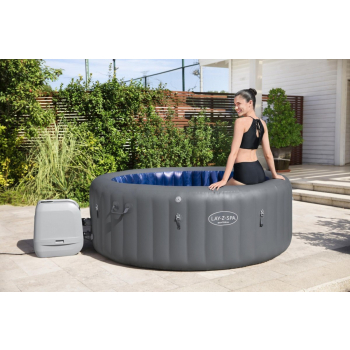 Santorini Lay-Z-Spa HydroJet Pro Ogrodowe Jacuzzi BESTWAY 7-osobowe + Pompa + LED + 5 Poduszek